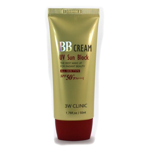 3W Clinic UV Sun Block BB Cream SPF50 PA+++Korea Cosmetics