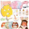 HAPGFS Wooden Makeup Set, Kids Pretend Beauty Salon Toys, Skin Care Learning Toys with Facial Cleanser, Mirror, Face Mask, Play Spa Set for Toddler 3 4 5 6 7+ Year Old Girls Christmas Birthday Gifts