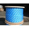 Sailboat Rigging Rope 1/4" x 100' Blue/White Double Braided Polyester Dacron Sheet Halyard Line
