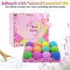 BOENFU Bath Bombs Gift Set 12 Pack Handmade Bath Bombs Organic Natural Essential Oils, Moisturize Skin, Luxury Spa Bomb Gifts for Girls, Wife, Mom, Birthday, Christmas, Valentine's Day