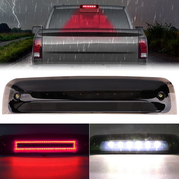 KanSmart Third Brake Light Compatible with 2009 2010 2012 2013 2014 2015 2016 2017 2018 Dodge Ram 1500 3rd Brake Light Ram 2500 3500 Third Brake Light LED Cab Cargo Tail Lights