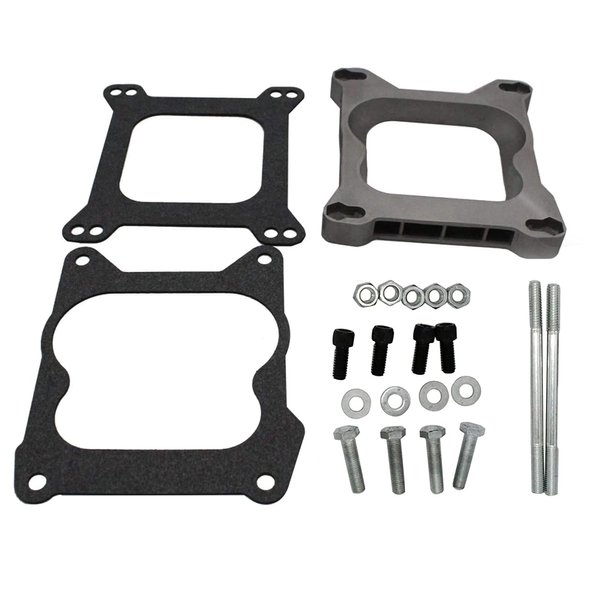 GSKMOTOR 3/4" Open Carb Carburetor Adapter 4bbl Quadrajet Manifold to Holley Edelbrock 9130