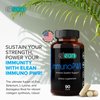 ELEAN Immuno PWR- enriched with Zinc, Selenium, Amino Acid Lysine and Astragalus Root Extract for Collagen Synthesis, Thyroid Health, Mineral Support, Energy and Immune Health 90 Veg Capsules.