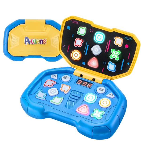 Acvens Handheld Dance Game,4 Mode,999 Level,Sensory Toys,Fast Puzzle Game,ADHD,Pop Fidget Toys for Kids Age 6-12,Birthday Gifts for Girls and Boys (Blue)