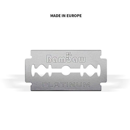 Safety Razor Blades | Swedish Steel Replacement Razor Blades | 100 Pack - 18 to 24 months supply | Bambaw