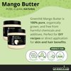 GreenIVe Virgin Mango Butter 100% Pure Raw Creamy All Natural Skin Moisturizer Unrefined (16 Ounce Jar)