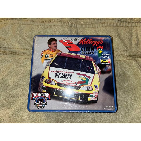 Revell #4139 Nascar 50th Anniversary Collector Tin Terry Labonte #5 Kelloggs Corn Flakes 1/24 Scale Plastic Model Kit