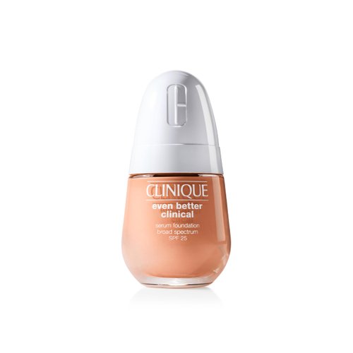 Clinique Even Better Clinical Serum Full Coverage Hydrating Foundation Broad Spectrum SPF 25 With Vitamin C, Salicylic Acid + Hyaluronic Acid For Oily Skin Types, Honey, 1 Fl Oz