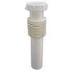 Plumb Pak PP21201 Flanged Sink Tailpiece, 1-1/2" x 12", White