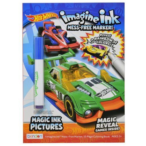 Hot Wheels | Hot Wheels Party Favors | Hot Wheels Coloring Book | Car Coloring Book | Officially Licensed Imagine Ink