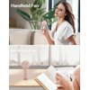 SWEETFULL Mini Portable Fan Powerful Handheld Fan Rechargeable,3 Speeds Personal Small Hand Fan for Travel Makeup Eyelash Fan for Stylish Kids Girls Women USB Cute Design