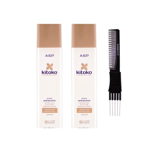 yper Asp Kitoko Active PH Re-Balancer (8.5 oz) with Teasing Comb Pack 2