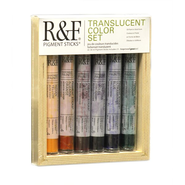 R&F Handmade Paints Premium Artist Paint - Translucent Set