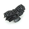 Meilliwish Noble Beautiful Lady Hair Claw Clip 1 PCS(D91)(AllBlack)