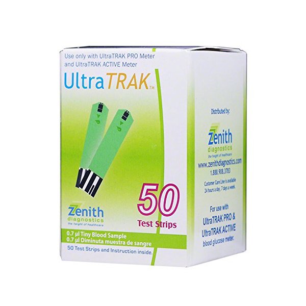 Ultra Trak Pro Blood Glucose Test Strips