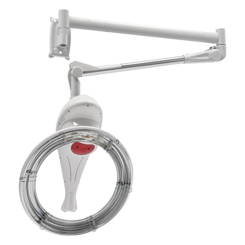 Hair Color Processor, Orbiting Rotating Hair Processor, Hair Salon Color Processor Dryer, Hair Dryer Accelerator with Rolling Base, 6 Mode Salon Hair Conditioner/Perm, White