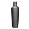 Corkcicle Classic Canteen Insulated Tumbler, Ceramic Slate, 25 oz – Reusable Water Bottle Keeps Beverages Cold for 25 Hours & Hot 12 Hours – Cupholder Friendly Tumbler with Screw-On Cap