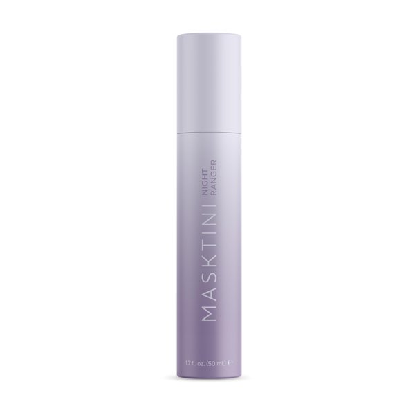 Masktini Night Ranger Overnight Renewal Mask, 1.7 oz - AHA and Vitamin C Face Mask - Exfoliating, Renewing Face Mask - For Dry, Dull Skin