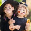 60 Pieces Halloween Candy Temporary Tattoos for Kids, Candy Tattoo Stickers for Boys Girls, Halloween Party Decorations Supplies Favors Goodie Bag Stuffers