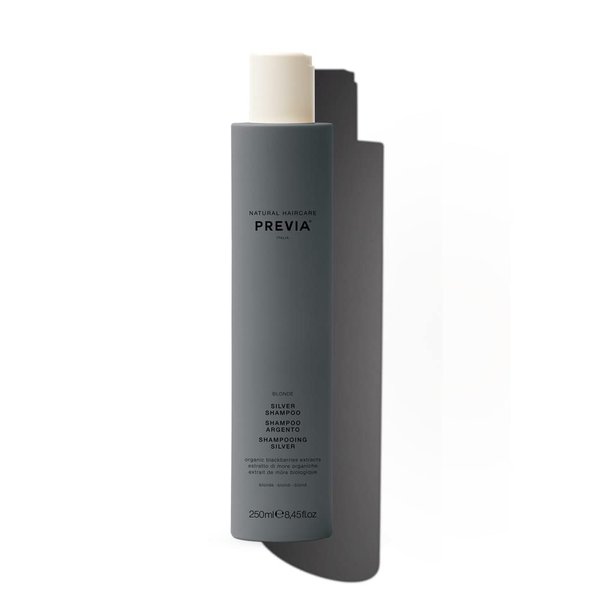PREVIA Blonde Silver Shampoo - Hydrating Shampoo for Blonde, Gray, and White Hair (8.45 oz)