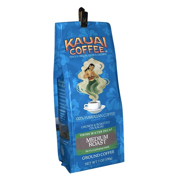 Kauai Coffee Co. Decaf Single Origin Medium Roast Ground Coffee 7 oz.