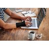 Dr. Arthritis Doctor Developed Wrist & Hand Compression Sleeve/Support/Brace, Palm Protector with Gel Pad, Optimum comfort for Carpal Tunnel, RSI & More Black, Small