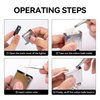 500Pcs Flint Refills & 10Pcs Cotton Balls & 1Pcs Tweezers & 8Pcs Cotton Balls & 4Pcs Spring Tips & 2Pcs Leather Pad, Replacement Flints for Lighters, Flint Stone for Petrol Gas Fluid Lighter