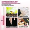 Nail Glue,MAGIC ARMOR Nail Glue for Acrylic Nails,Super Strong Nail Glue Press On Nails Professional Nail Tip Glue,Super Bond for Fake Nails Tips Nail Repair Long Lasting Acrylic Nail Glue0.07OZ/20PCS