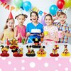 8Pcs Mouse Birthday Party Supplies for Mickey,Mickey Honeycomb Centerpieces,Cartoon Mouse Theme 3D Table Decorations (ONE)