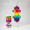 Lux Blox Mega Flexer Rainbow Colors. Building Blocks Kit for Kids Girls and Boys. Learn About Science and Engineering with This STEM STEAM Toy. Gift Option for Children