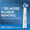 Oral-B Precision Clean Electric Toothbrush Replacement Brush Heads Refill, 2ct