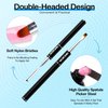 Morovan Nail Slip Solution - 2.5oz Anti-Stick Gel Liquid for Poly Gel Nails with Dual-Ended Brush - For Beginners
