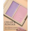 HINCE True Dimension Layering Cheek #L003 DREAMLIKE - Cream & Pressed Powder 2 Different Shades & Textures - Silky Seamless Long Lasting Blush Makeup - Silver Lavender & Bright Pink Color