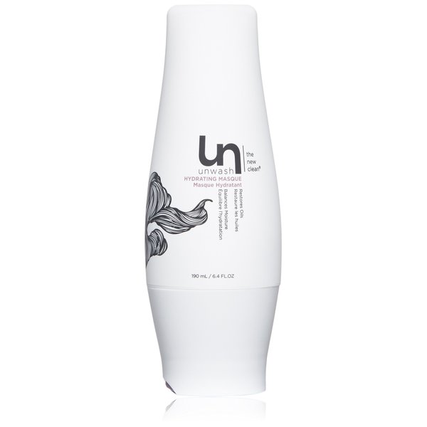unwash Hydrating Hair Masque - Deep Conditioning & Restorative Hair Treatment for Damaged, Dry & Colored Hair, Sulfate & Paraben Free, Made w/Argan and Coconut Oils, 6.4 fl oz