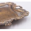 Funly mee Small Antique Trinket Dish Vintage Gold Jewelry Tray, Ring Holder