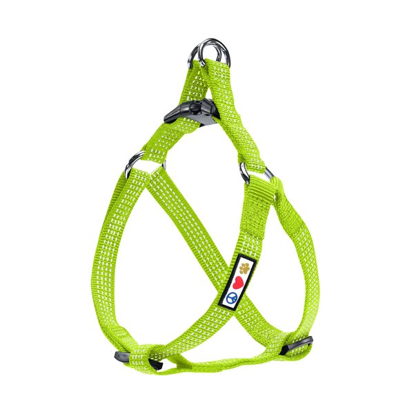 Pawtitas Dog Harness Medium Sized Dog Green Dog Harness Step in from a Senior Dog to a Puppy Harness Adjustable Reflective Dog Harness S Reflective Dog Vest