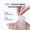 ilso Natural Mild Clear Nose Patch, Melt blackheads & Tighten Pores, no irritation, Sensitive skin friendly, Korean skincare, cotton swabs included, 5 sheets (Esther Bunny Limited Edition)