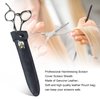 Scissors Bag Genuine Leather Scissors Safety Sheath Bag Stylist Scissors Cover Protector Barber Shears Hair Scissor Sheath for Hairdressers Pack of 2 (HJ-BHT01-Grey)