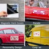 CUHIOY Blank Magnetic Sheets for Car -2 Pack 18"x12" Strong Magnet Stickers with 40 Mils, Flexible Automotive Magnet for Advertising Business and Company Logos (for HOA) Prevent Car Scratches & Dents