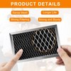 JX81J WB02X11124 Microwave Charcoal Filter Fits for GE JX81J WB02X11536 WB06X10823 Microwave Oven Vent Filter (4 Pack)