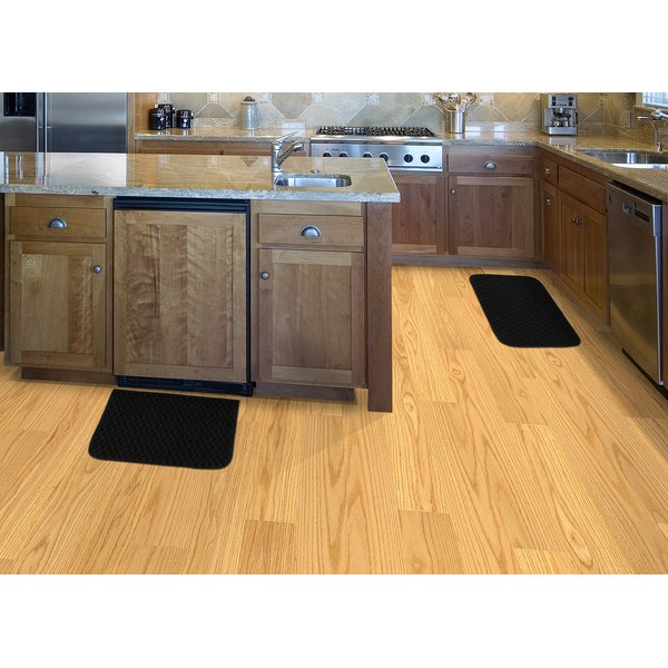 Garland Rug Town Square Area Rug, 2-Piece Set 18"x28" & 18"x28", Black