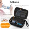MEDMAX Hard Shell Case for Portable Nebulizer Asthma Inhaler, Portable Shockproof Anti-Scratch Travel Carrying Case for Personal Inhalers Nebulizador for Breathing Problems Handheld Nebulizer, Black