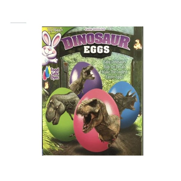 Dinosaur Egg Decorating Kit Food Safe Dyes Trex