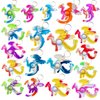 HOZKEAP 30 Packs Bulk Dragon Raptor Backpack Mini Pop Rainbow Keychain fidgets Bubble Toys for Kids Children Classroom Students from Teacher, Birthday Party Favors