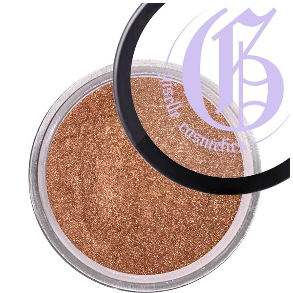 Giselle Cosmetics Loose Powder Mineral Makeup Bronzer Maquillaje Countour Highlighter for Face Travel Size Shimmer Natural Organic Glow - Heart Breaker