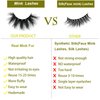 Real Mink Lashes Mikiwi Eyelashes, 5D Mink Eyelashes, Super Fluffy Long Dramatic Eyelashes, Thick HandMade Full Strip Lashes, Cruelty-Free Lash 20-22MM 3D Mink Lashes