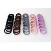 50Pcs Seamless Hair Ties for Women Girls, Thick Cotton Hair Bands Seamless No Damage Hair Bands Colorful Elastic Hair Ties Ponytail Holder (Multicolor)