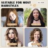 ZILAMPU Hair Curler No Heat Hair Curlers to Sleep In Overnight Curls Headband, 70" Soft No Heat Curling Headband Wrap for Women Long Wave Curl Hair Rollers, 9 PCS Curling Rods Gifts Set -Leopard Print
