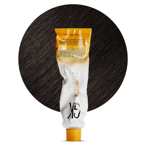 GK HAIR Global Keratin Intense Ash 7.11 Ash Blonde Hair Color Cream Tube (3.4 Fl Oz/100ml) - Professional Semi Permanent Nourishing & Cleansing Long Lasting Toner Dye
