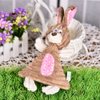 Tau Trading Cute Plush Squeak and Crackle Dog Toy - Bunny
